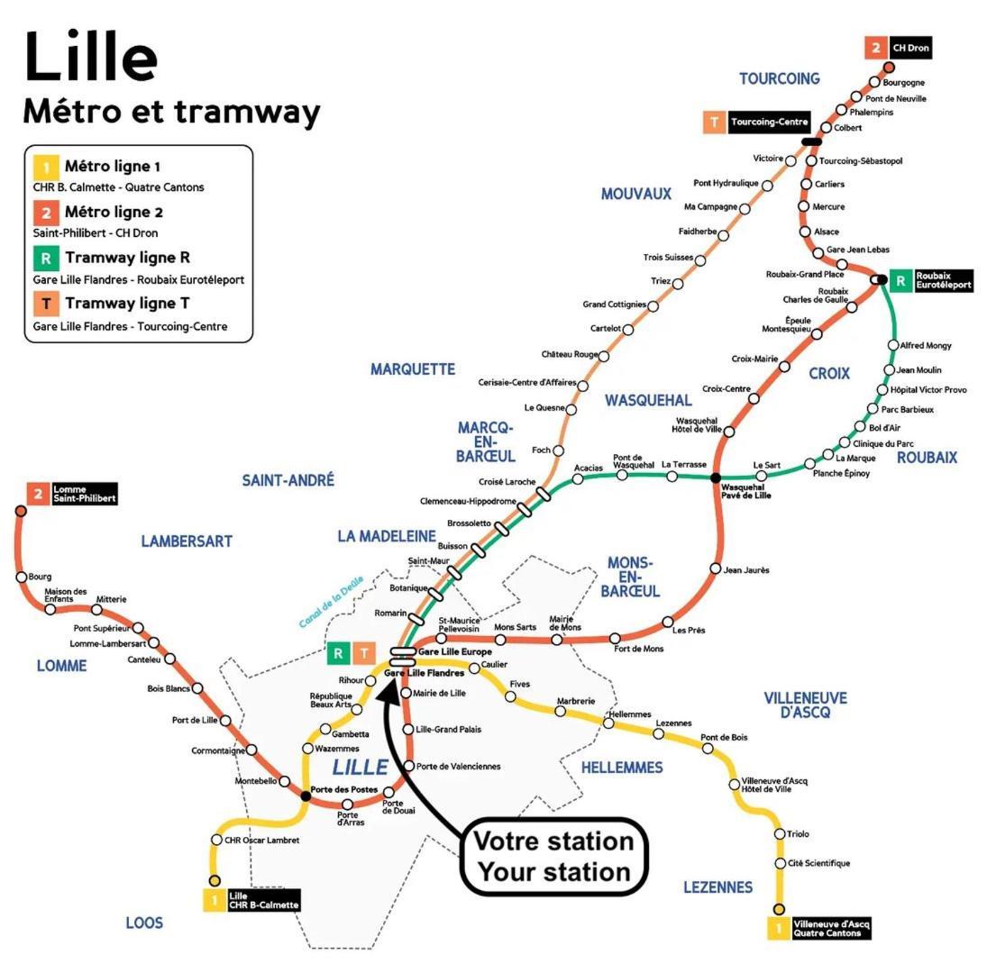 Lille Train Station Nice Studio Esterno foto